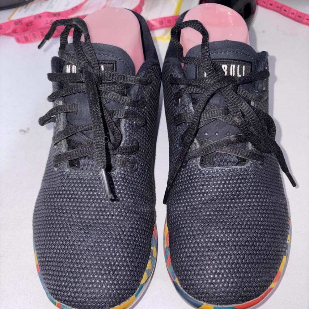 Nobull Outwork Womens 7Black Daisy Shoes Sneaker Mens 5.5 - Picture 7 of 11